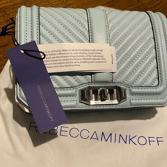 NWT Rebecca Minkoff Chevron Quilted Crossbody - Picture 8 of 8